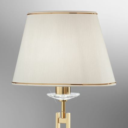 Kolarz 330.71.8C - Kristallinen pöytävalaisin IMPERIAL 1xE27/60W/230V kulta/beige