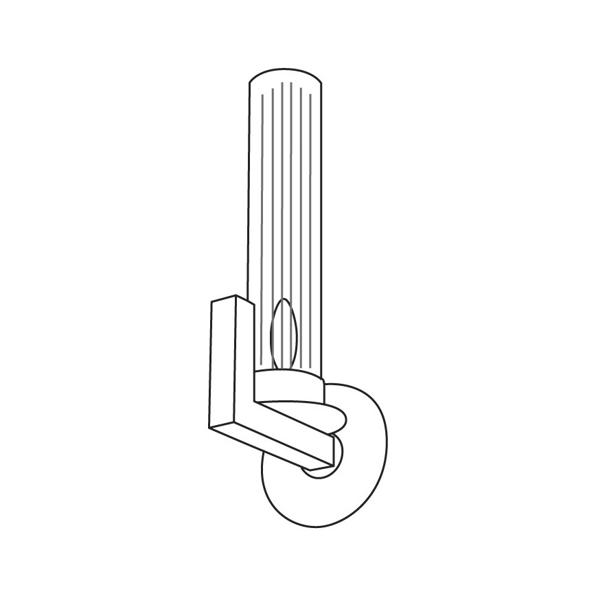 Kolarz 6009.60130 - Seinävalaisin RAGGIO 1xE14 / 25W / 230V 24K kulta