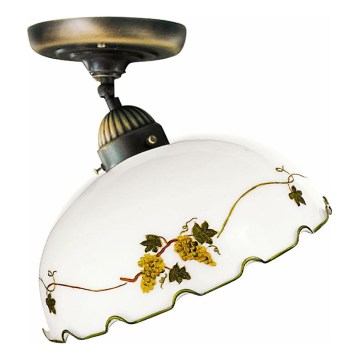 Kolarz 731.10.111 - Pintakiinnitteinen kattokruunu NONNA 1xE27/75W/230V, halkaisija 30 cm, viininpunainen