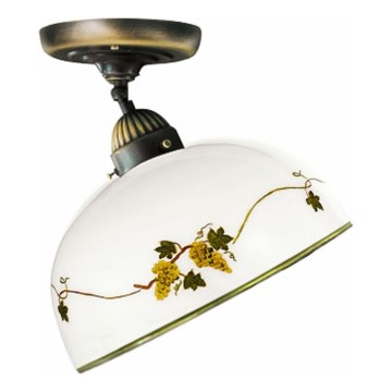 Kolarz 731.10.137 - Kiinteä kattokruunu NONNA 1xE27/75W/230V halkaisija 30 cm viinirypäleet