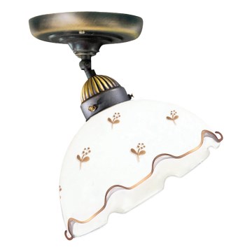 Kolarz 731.10.160 - Pintakiinnitteinen kattovalaisin NONNA 1xE27/75W/230V Ø 20 cm kukkakoriste ruusukulta