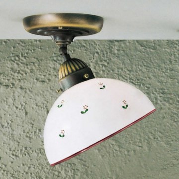 Kolarz 731.10.68 - Kiinteä kattokruunu NONNA 1xE27/75W/230V halkaisija 30 cm punainen