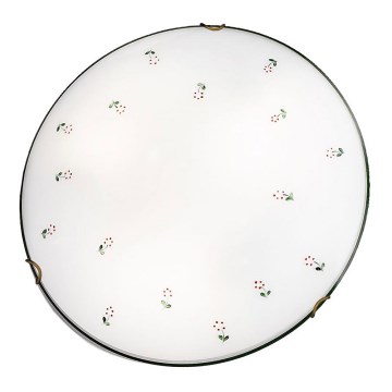 Kolarz 731.13.4.70 - Kattovalo NONNA 3xE27/60W/230V halkaisija 50 cm vihreä