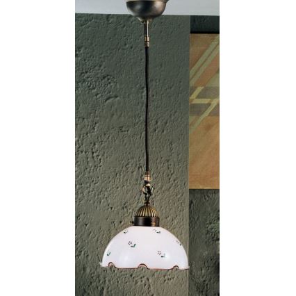 Kolarz 731.30.70 - Kattokruunu johdossa NONNA 1xE27/75W/230V punainen