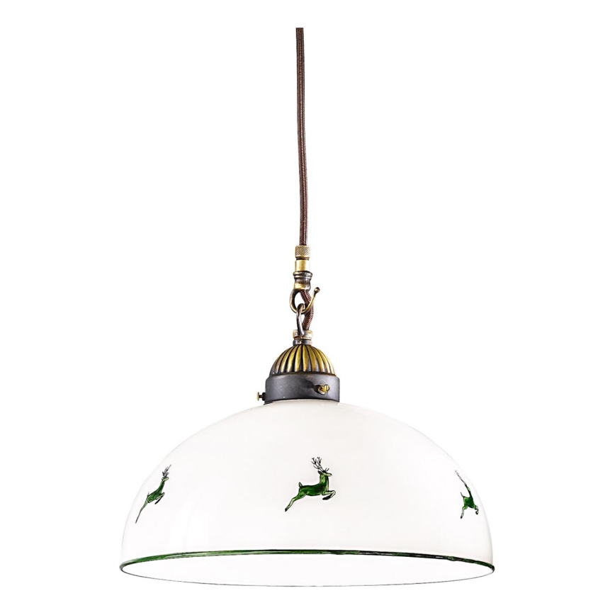 Kolarz 731.G101 - Varaosa: lasi kattokruunuun NONNA E27, halkaisija 30 cm, hirvenvihreä