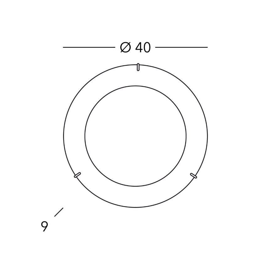 Kolarz A1306.12.5 - Kattovalaisin MOON 2xE27/60W/230V
