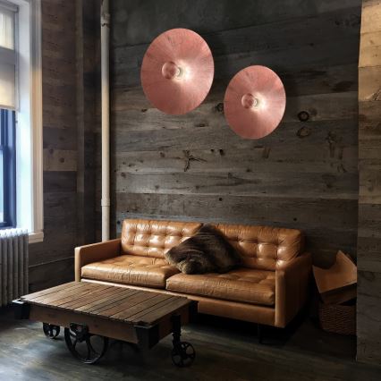 Kolarz A1306.61XL.3.SunCu - Seinävalaisin MOON 1xE27/100W/230V kupari