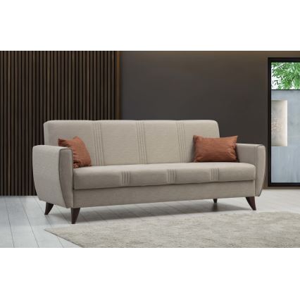 Kolmipaikkainen vuodesohva KORFU beige