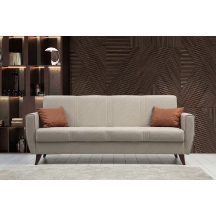 Kolmipaikkainen vuodesohva KORFU beige