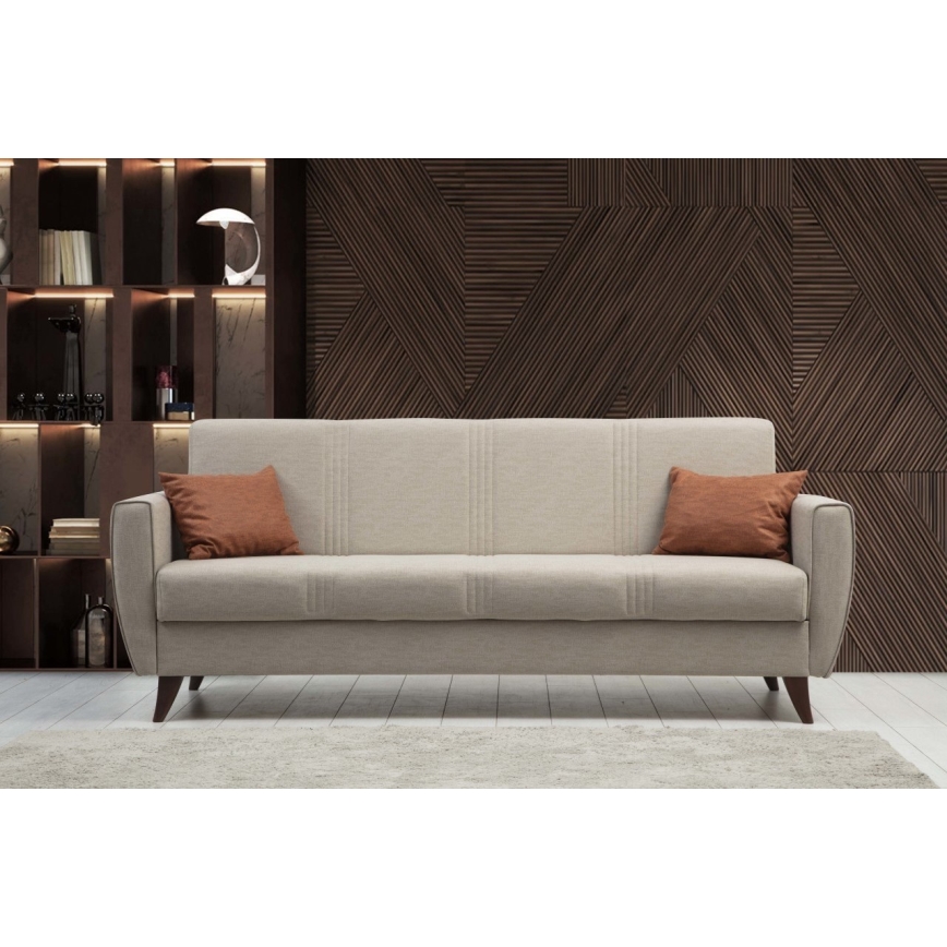 Kolmipaikkainen vuodesohva KORFU beige