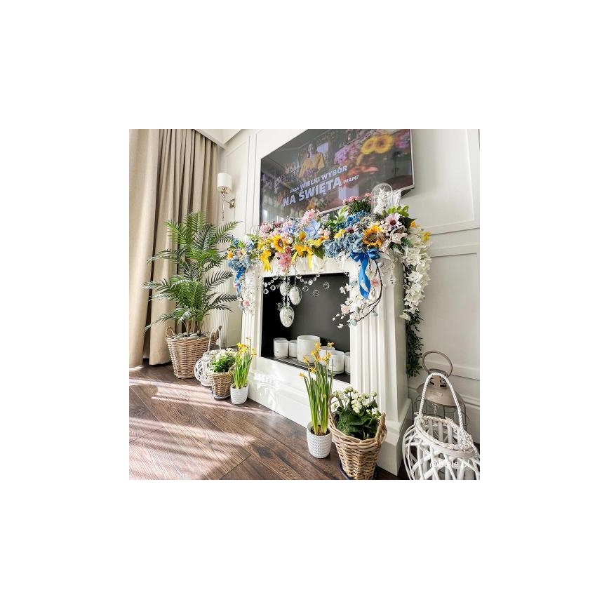 Kratki - BIO-takka 97,9x115 cm 3 kW valkoinen