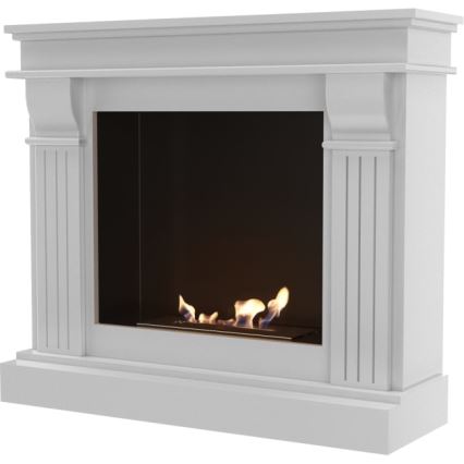 Kratki - BIO-takka 97,9x115 cm 3 kW valkoinen