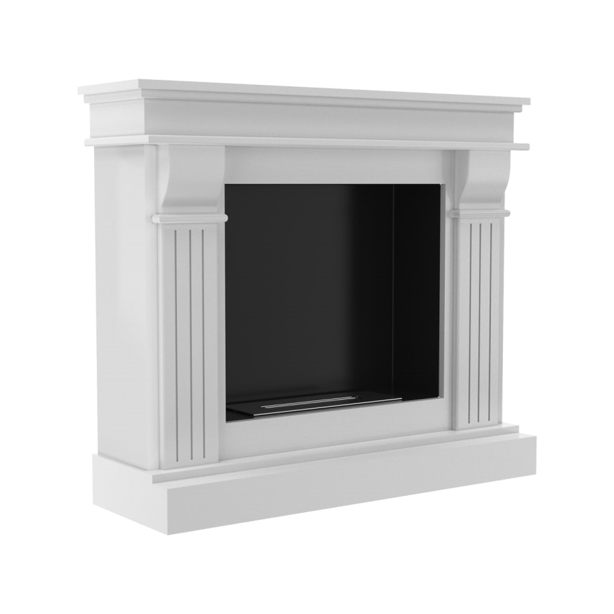 Kratki - BIO-takka 97,9x115 cm 3 kW valkoinen