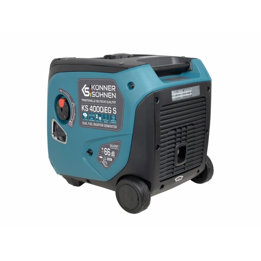 Könner & Söhnen 5106 - Kaasun ja bensiinin invertteri sähkögeneraattori KS 4000iEG S 4000W