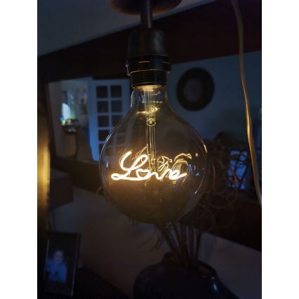 Koristeellinen LED-lamppu FILAMENT G125 E27/5W/230V 2200K