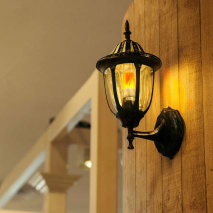 Koristeellinen LED-lamppu FLAME T60 E27/3W/230V 1400K