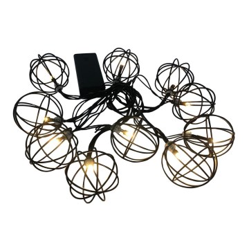 Koristeellinen LED-valaistus VIIBORG 10xLED/2xAA