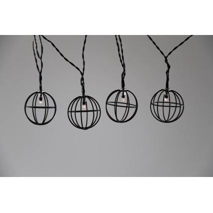 Koristeellinen LED-valaistus VIIBORG 10xLED/2xAA