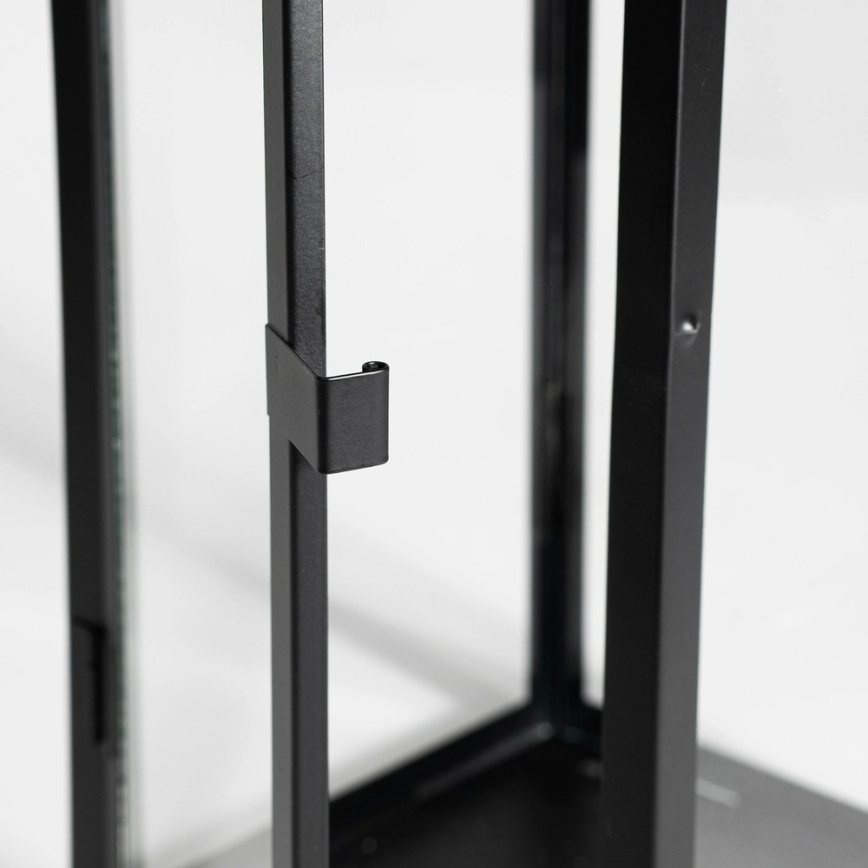 Koristeellinen lyhty 49 cm, musta