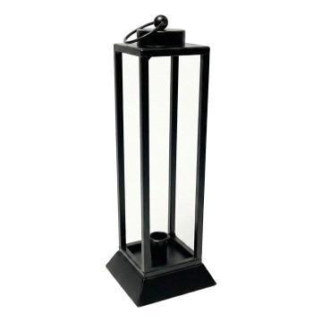 Koristeellinen lyhty HALL 34 cm musta