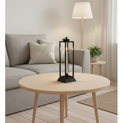 Koristeellinen lyhty HALL 34 cm musta