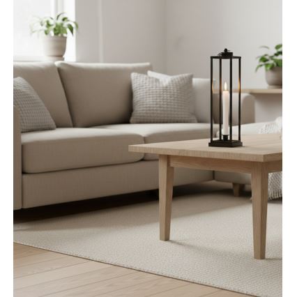 Koristeellinen lyhty HALL 34 cm musta