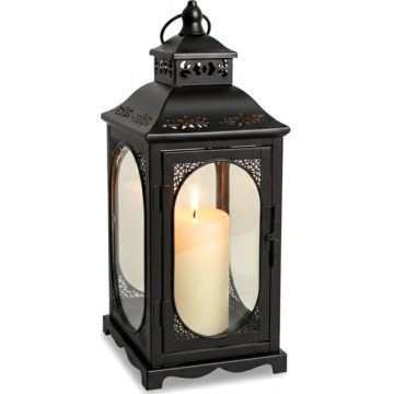 Koristeellinen lyhty ROSEHILL 40 cm musta