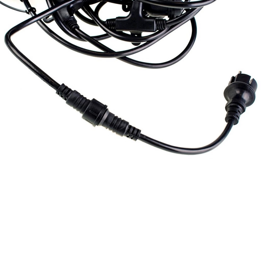 Koristeketju ulkokäyttöön GIRLANDA 10 m 10xE27 / 10W / 230V IP44