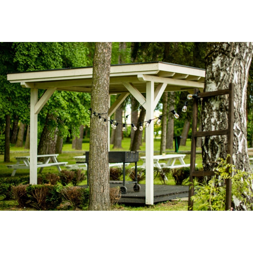 Koristeketju ulkokäyttöön MIMOSA 20xE27/1,3W/230V IP44 20m