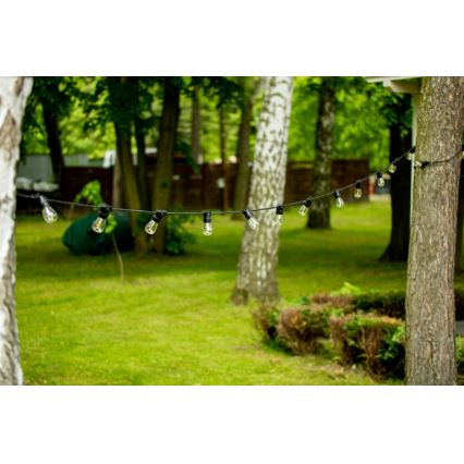 Koristeketju ulkokäyttöön MIMOSA 20xE27/1,3W/230V IP44 20m