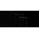Korkeussäädettävä pöytä LEVANO 120x60 cm musta