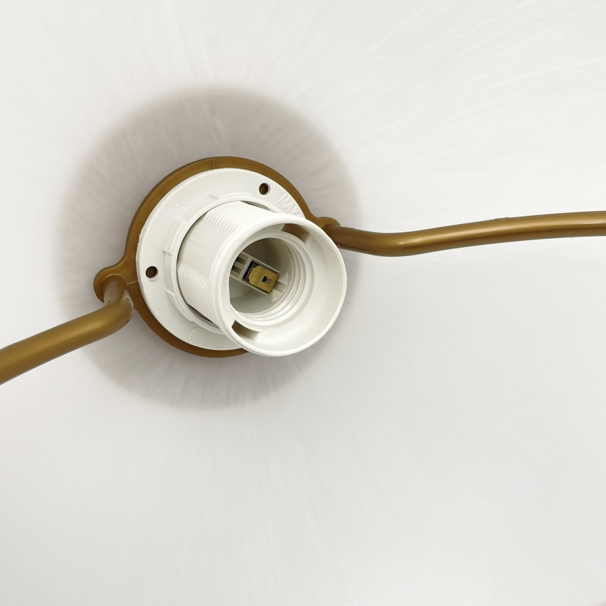 Korkeussäädettävä riippuvalaisin RAMONA 1xE27/60W/230V ruskea/valkoinen/tammi