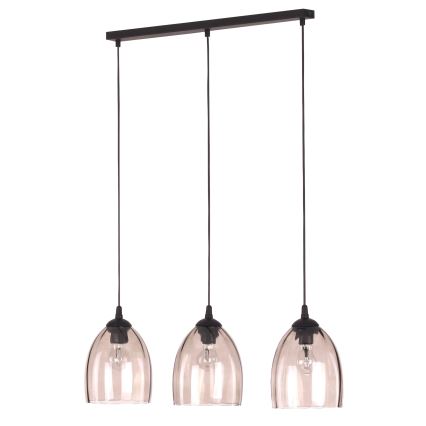 Korvaava lasi E27-riippuvalaisimeen, halkaisija 17 cm, savuinen beige