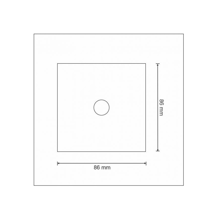 Kosketuskytkin yksinapainen SMART 800W / 230V Wi-Fi Tuya
