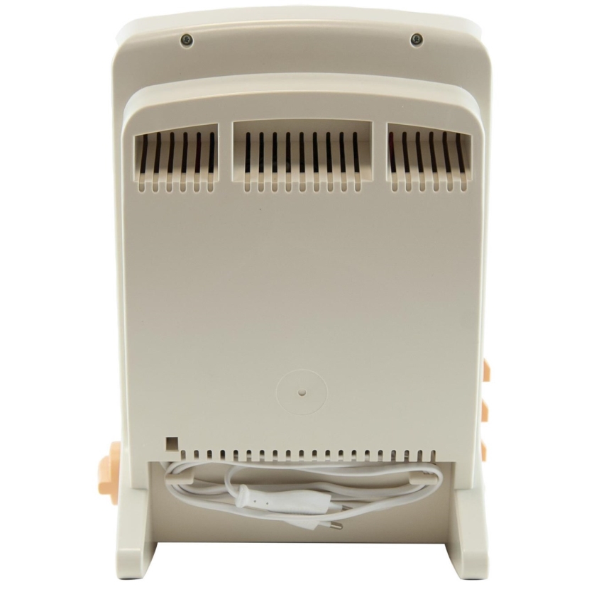 Kotikäyttöinen kasvosolarium, jossa 8 värillistä UV-putkea Cosmedico 130W/230V