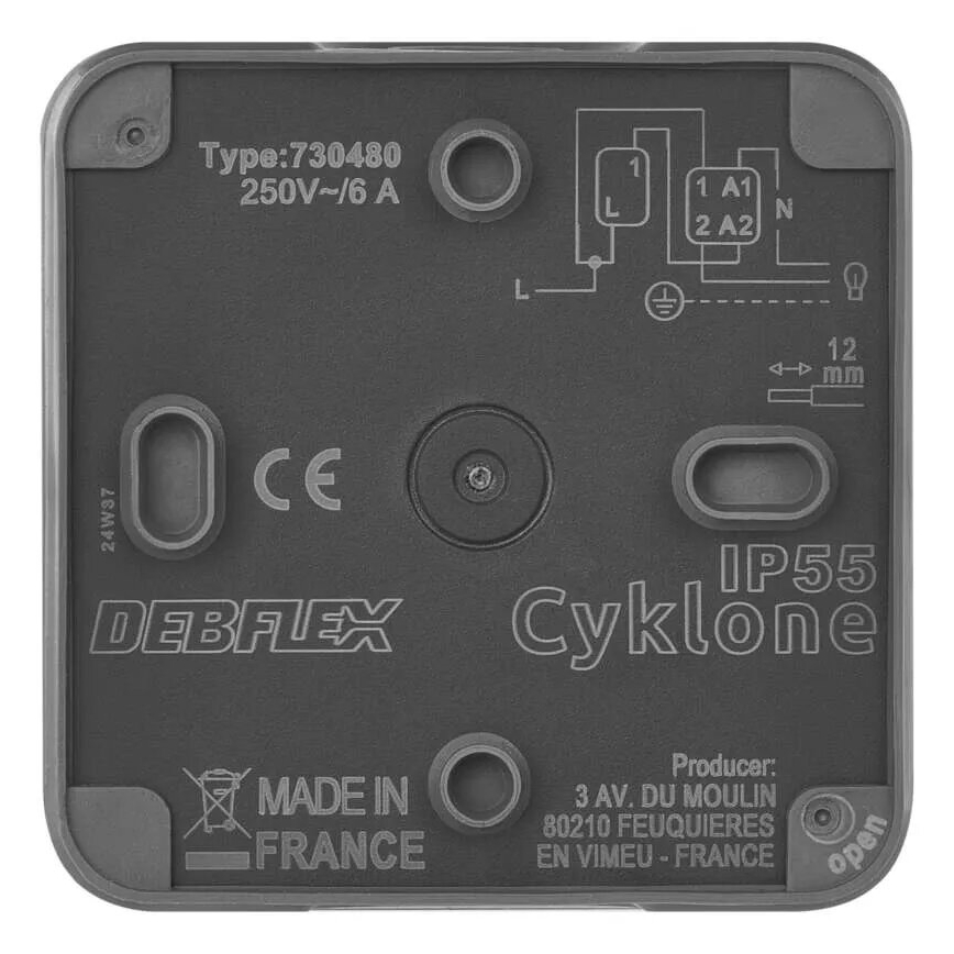 Kotikytkin kytkin 250V/10A IP55