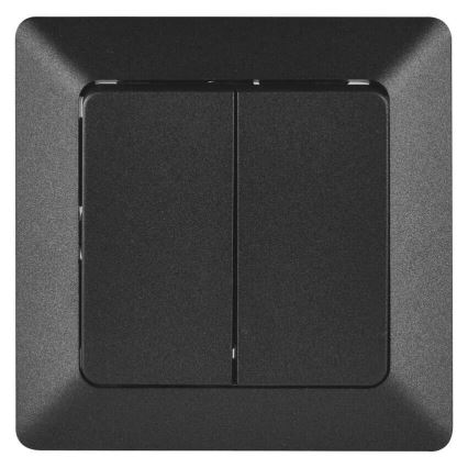 Kotikytkin sarja 250V/10A antrasiitti