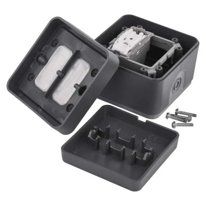 Kotitalouskytkin, vaihtovirtakäyttö 250V/10A IP55
