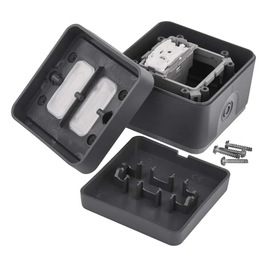 Kotitalouskytkin, vaihtovirtakäyttö 250V/10A IP55