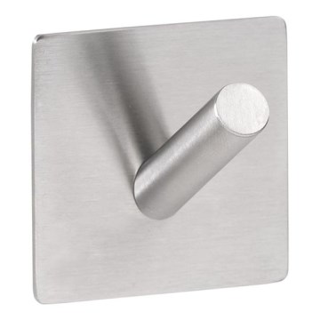 Koukku 4,5x4,5 cm ruostumaton teräs/hopea