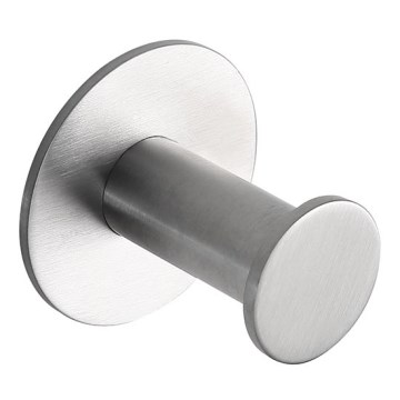 Koukku 4,5x4,5 cm ruostumaton teräs/hopeanvärinen