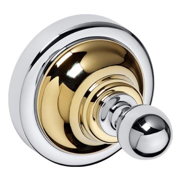 Koukku 6,5x6,5 cm hopea/kulta