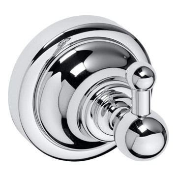 Koukku 6,5x6,5 cm hopeanvärinen