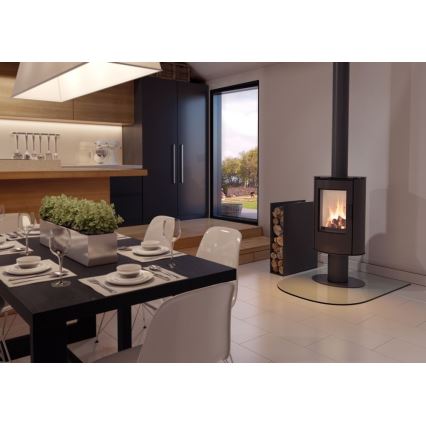 Kratki - Teräksinen takkauuni 8 kW 150 mm