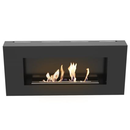 Kratki - Seinälle asennettava BIO-takka 40x90 cm 1,5 kW musta