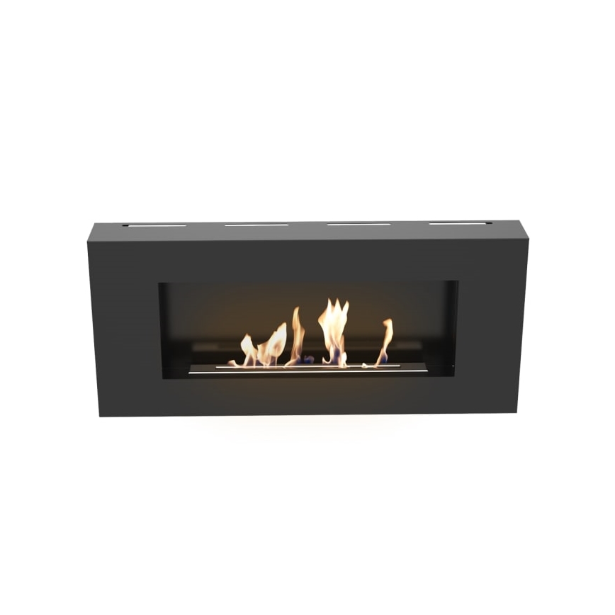 Kratki - Seinälle asennettava BIO-takka 40x90 cm 1,5 kW musta