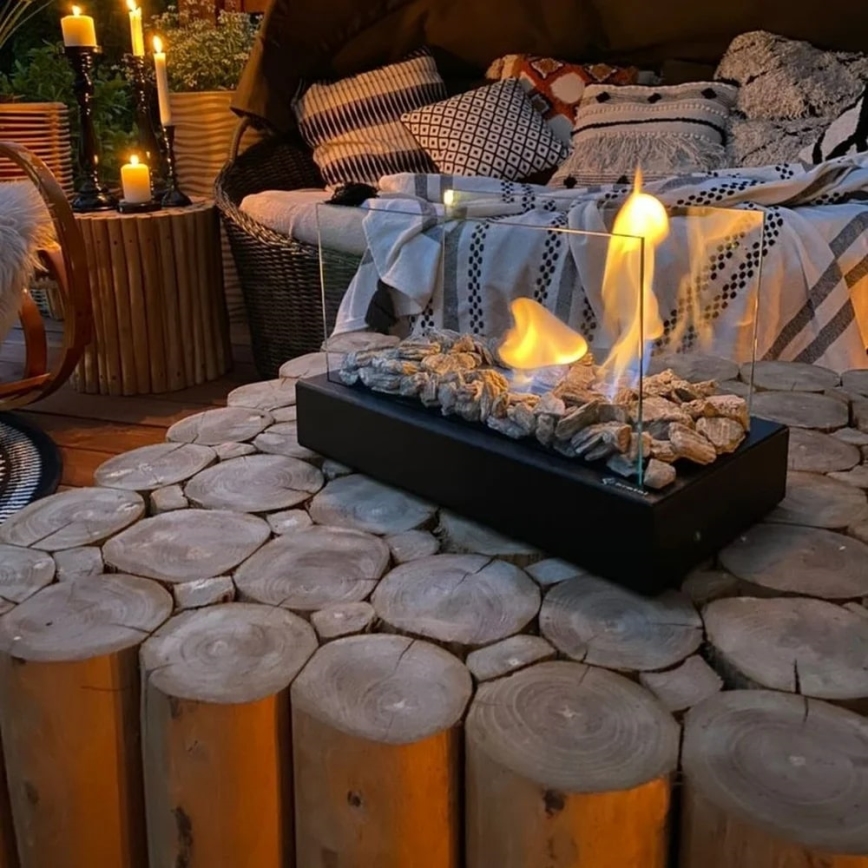 Kratki - BIO-takka 21,8x35,4 cm 1 kW musta