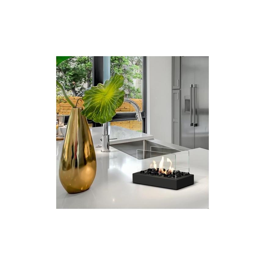 Kratki - BIO-takka 21,8x35,4 cm 1 kW musta