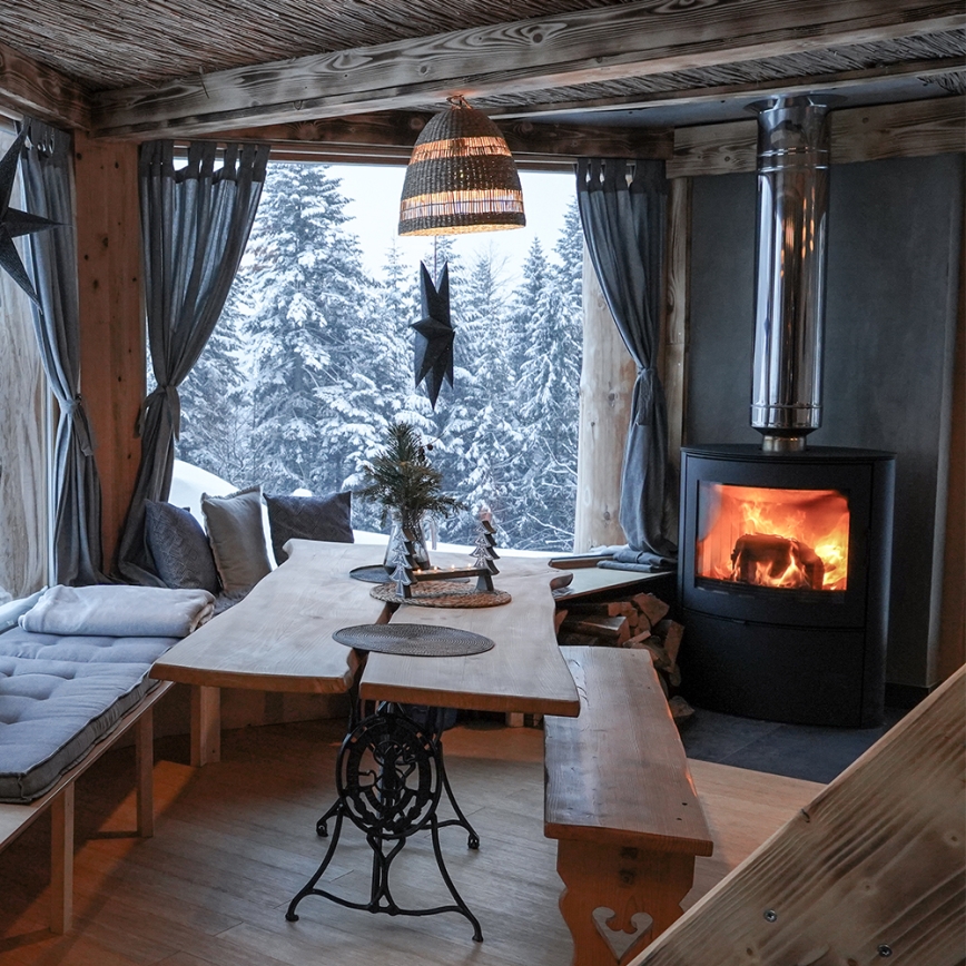 Kratki - Teräksinen takkauuni 10 kW 150 mm