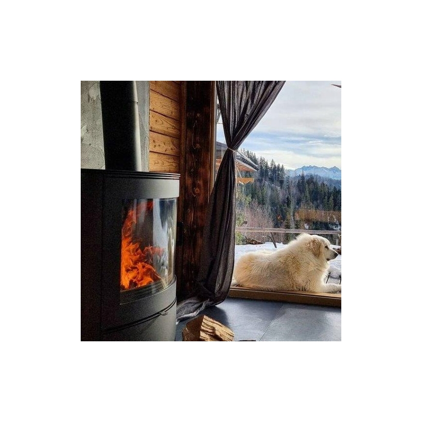 Kratki - Teräksinen takkauuni 10 kW 150 mm